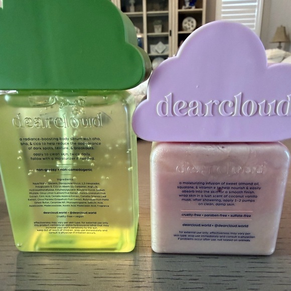 Dear Cloud Shimmer Body Oil and Clarifying Body Serum Set - NWT - Picture 3 of 4